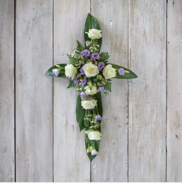 Green and White Cross