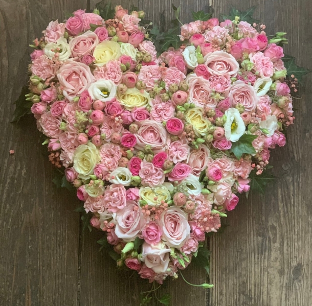 Soft Pink Solid Heart